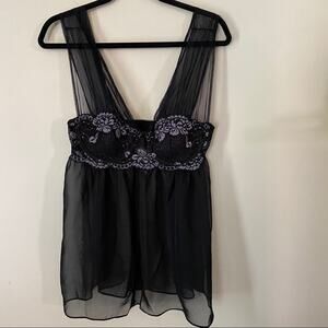 Fantasies | Sheer Bra Teddy